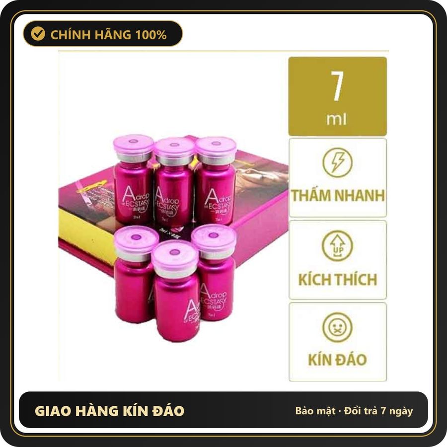 (Che Tên) Nước Tăng Hưng Phấn Cho Nữ Adrop Of Ecstasy – Giải Pháp Cho Ham Muốn thân mật Mạnh Mẽ Bảo Mật Tuyệt Đối