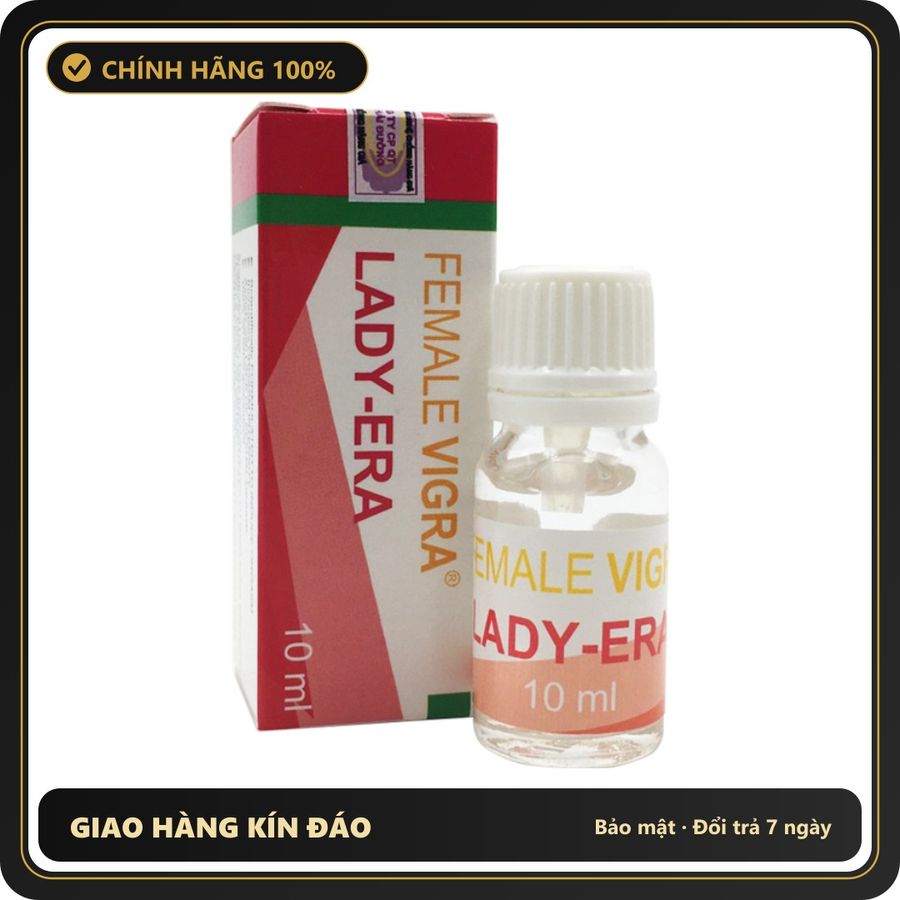 (Che Tên) Nước Kích Thích Nữ USA Lady Era – Cải Thiện Ham Muốn và Khoái Cảm Hộp Trắng Kín