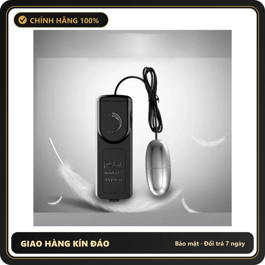 (Che Tên) Trứng Rung 1 Đầu Inox Baile – Cảm Giác Mới Lạ, Đam Mê Không Ngừng Giao Nhanh Toàn Quốc