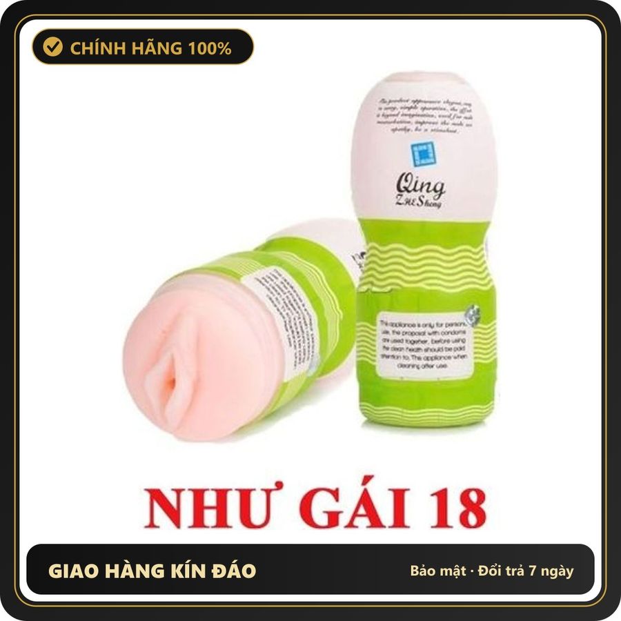 (Che Tên) Cốc Massage Nam Cao Cấp Qing – Trải Nghiệm Mềm Mại & Kín Đáo - Hàng Mới Về