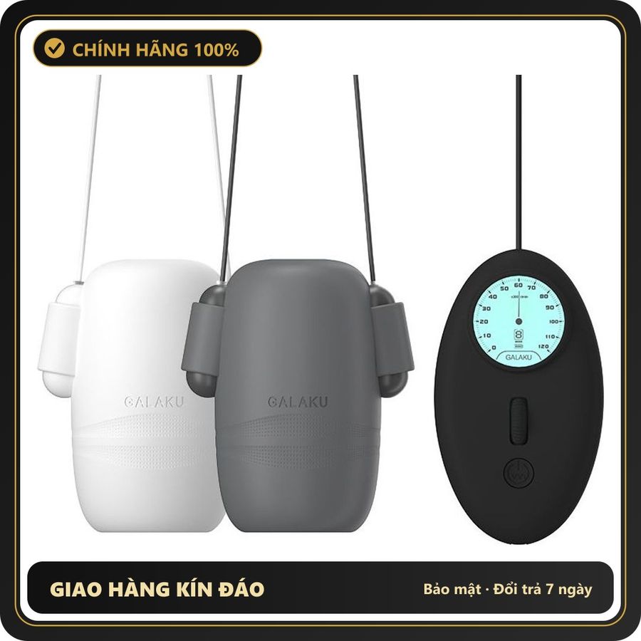 (Che Tên) Máy Quay Tay Và Tập Luyện Dương Vật Galaku Speed Pleasure Max - Chip Rung 8 Chế Độ, Kéo Dài Thời Gian Hộp Trắng Kín