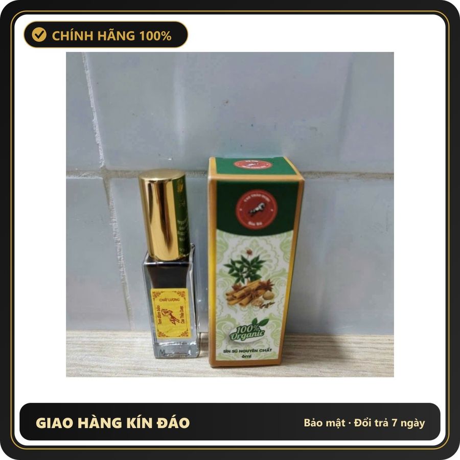 (Che Tên) Xịt Sìn Sú Nguyên Chất Vip Chai Thủy Tinh– Thảo Mộc 100% Organic Kéo Dài Thời Gian Cho Nam Giới Hỗ Trợ 24/7