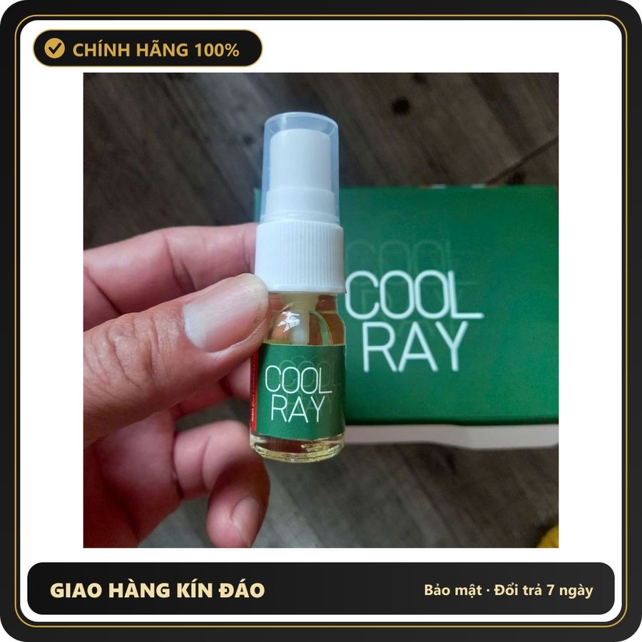 (Che Tên) OGee Cool Ray – Xịt Kéo Dài Thời Gian Mát Lạnh Từ Thái Lan Hỗ Trợ 24/7