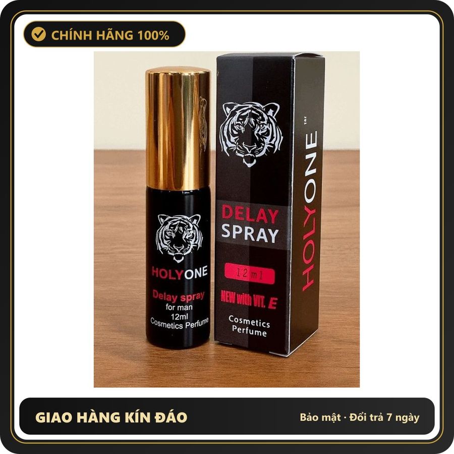 (Che Tên) Holy One Delay Spray 12ml – Đỉnh Cao Công Nghệ Kéo Dài Thời Gian - Hàng Mới Về