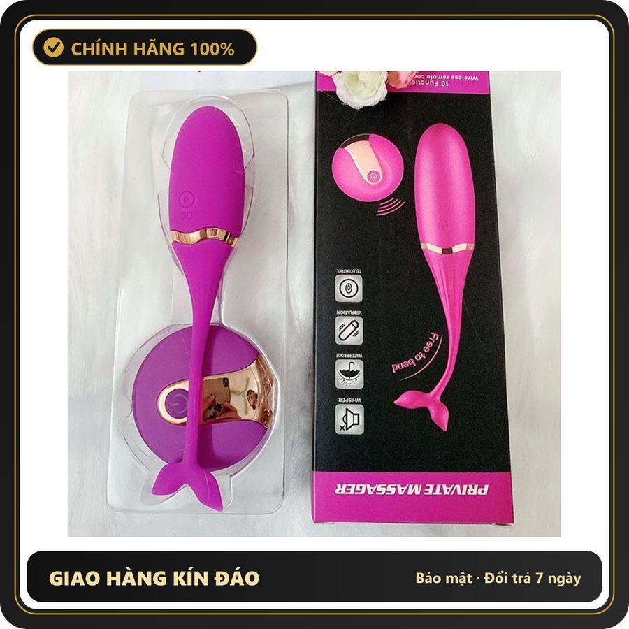 (Che Tên) Máy massage hình cá không dây, massage cô bé - Hàng Mới Về