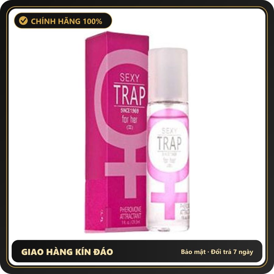 (Che Tên) Nước Hoa Hỗ Trợ Tăng Ham Muốn Cho Nữ Sexy Trap For Her Hộp Trắng Kín
