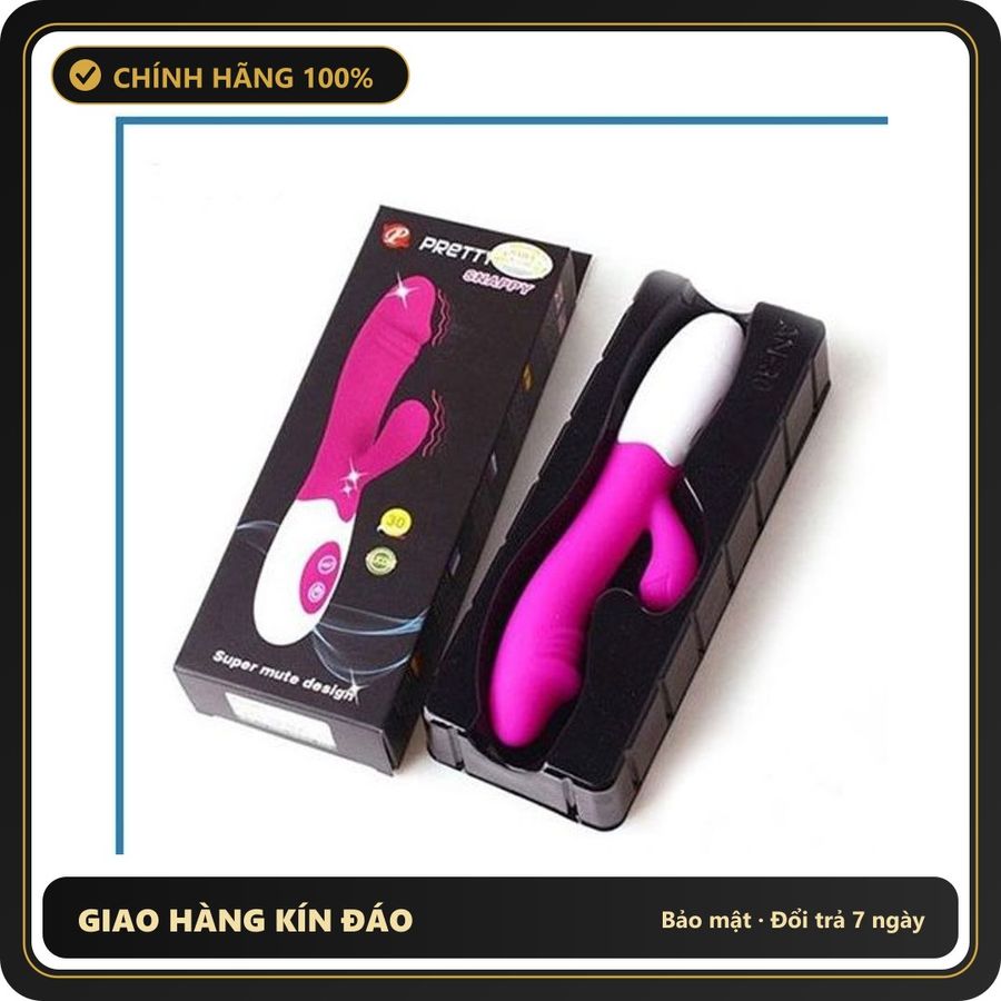 (Che Tên) Dương vật giả máy massage silicon Pretty Love chống thấm nước - 30 Chế Độ Rung Hỗ Trợ 24/7