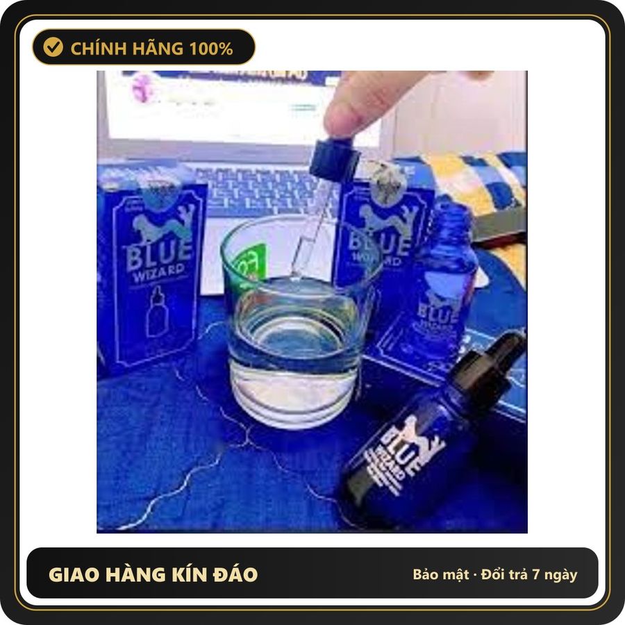 (Che Tên) Nước Uống Hỗ Trợ Sức Khỏe Nữ Blue Wizard - Giải Pháp Tăng Cường Sinh Lực Dành Cho Phụ Nữ, An Toàn và Hiệu Quả Hộp Trắng Kín