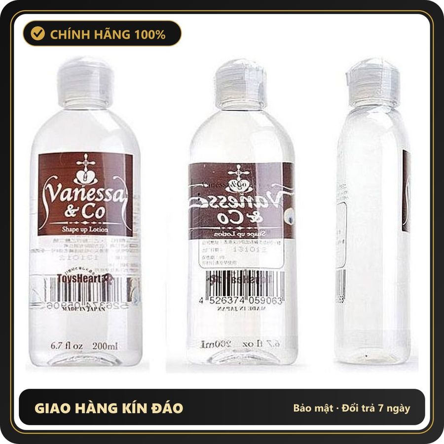 (Che Tên) Gel Bôi Âm Đạo Tinh Chất Sâm Tự Nhiên Vanessa 200ml - Bôi Trơn Tăng Cường Sự Thoải Mái Cho Phụ Nữ, Hỗ Trợ Sức Khỏe Sinh Lý - Hàng Mới Về