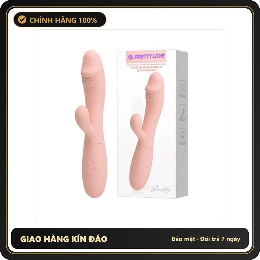 (Che Tên) Dương vật giả cao cấp Prettylove 30 kiểu rung sạc điện [đổi tên khi giao] Chuẩn Auth