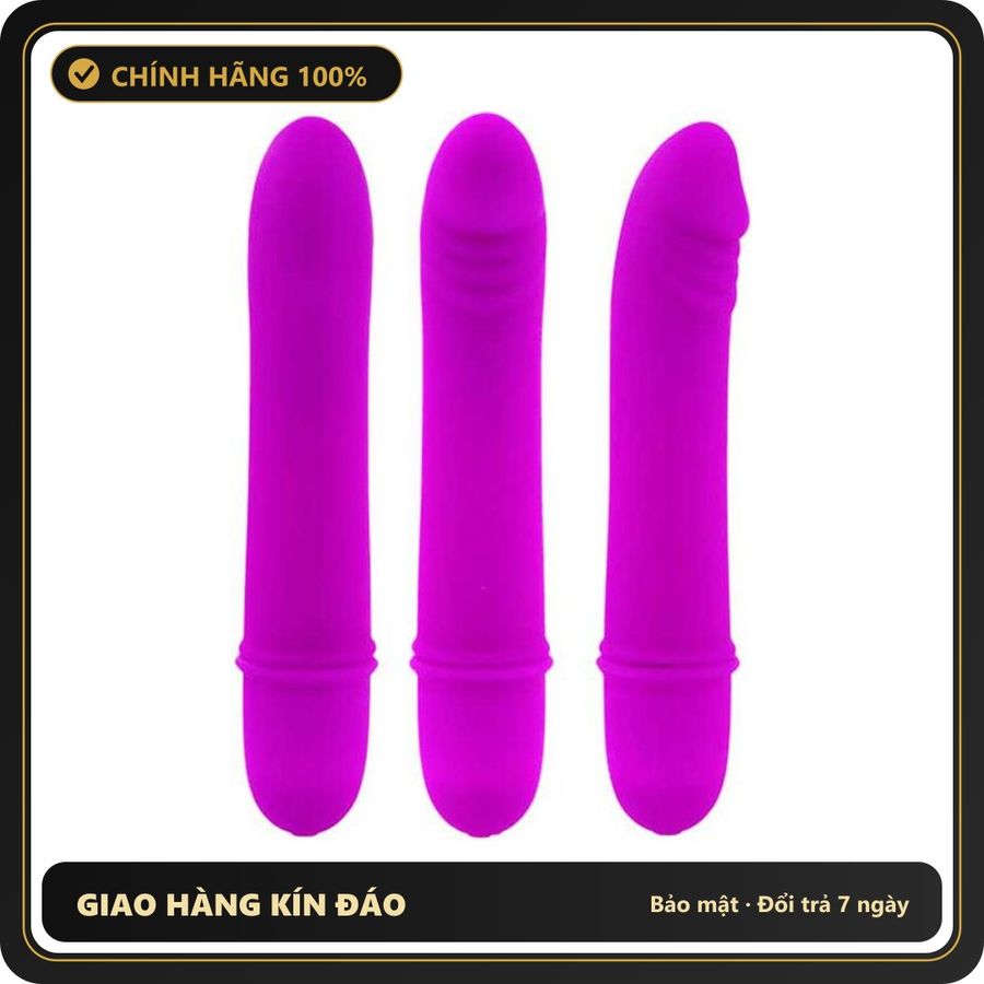 (Che Tên) Dương vật giả mini Pretty Love Beck 10 kiểu rung cao cấp cho nữ [đổi tên khi giao] Hộp Trắng Kín