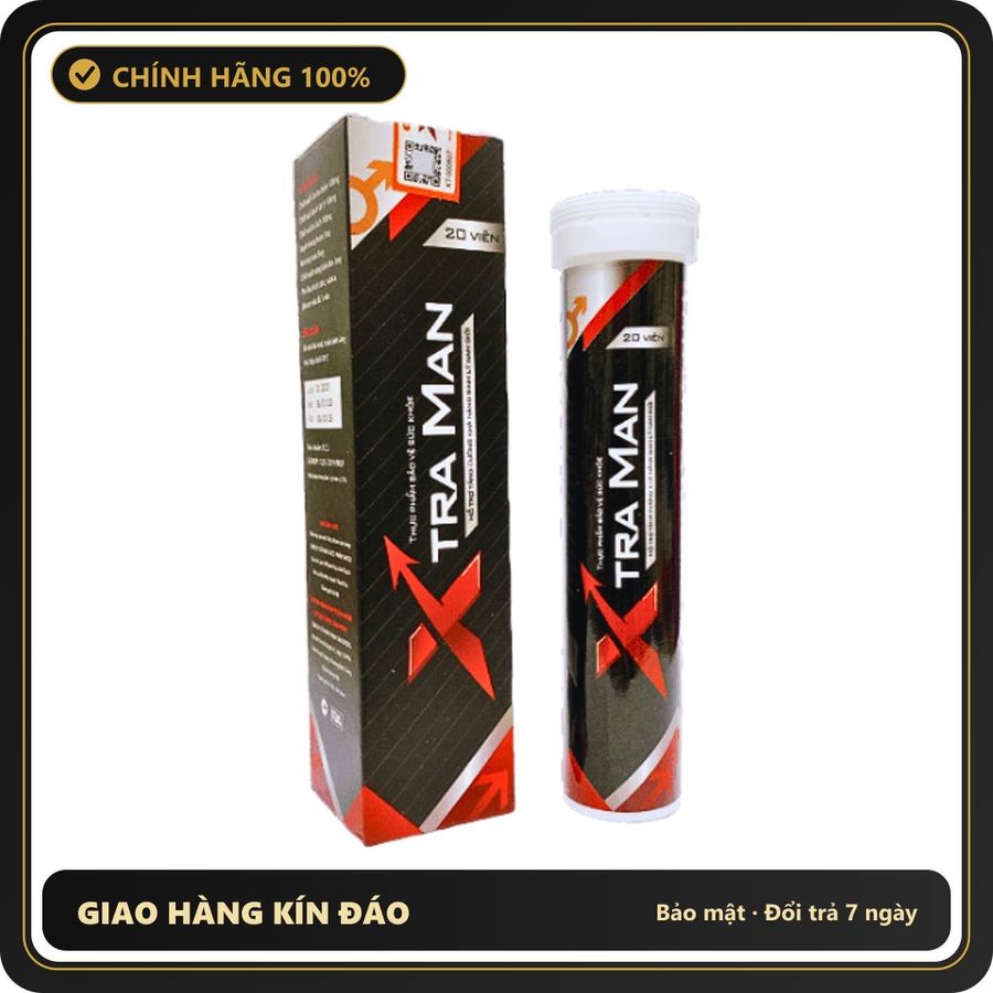(Che Tên) Lọ 20 viên sủi sinh lý nam Xtraman kéo dài thời gian yêu hiệu quả [đổi tên khi giao] Hỗ Trợ 24/7