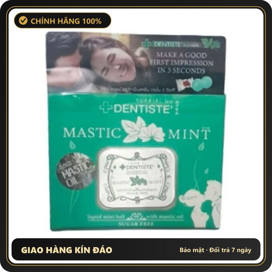 (Che Tên) Kẹo tình yêu bạc hà Dentiste Mastic Mint chính hãng Thái Lan tăng cảm hứng cuộc yêu [đổi tên khi giao] Giao Nhanh Toàn Quốc