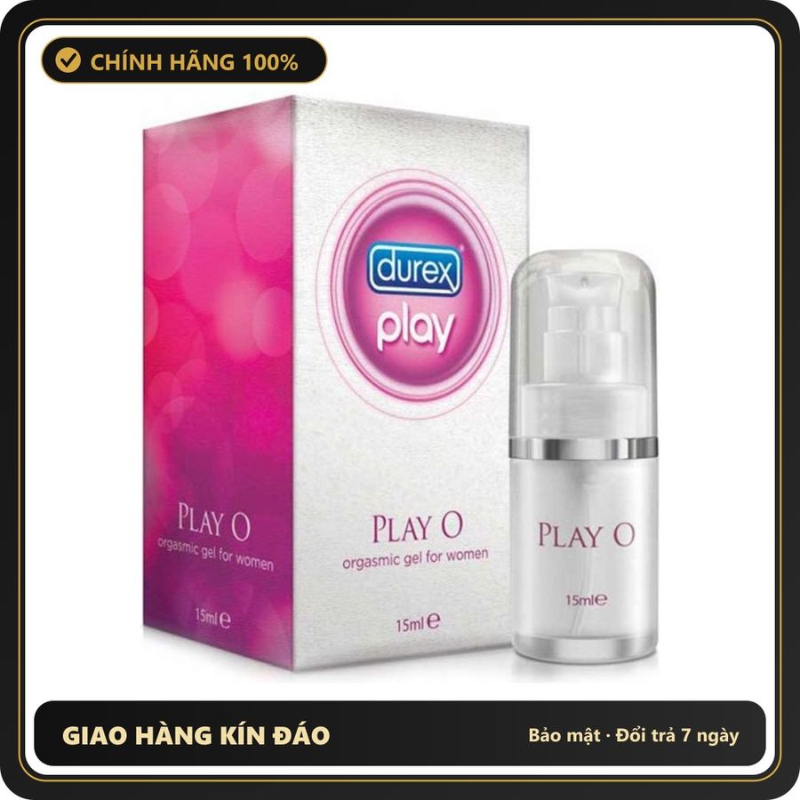 (Che Tên) Gel bôi hỗ trợ tăng khoái cảm cho nữ Durex Play O cao cấp [đổi tên khi giao] Bảo Mật Tuyệt Đối