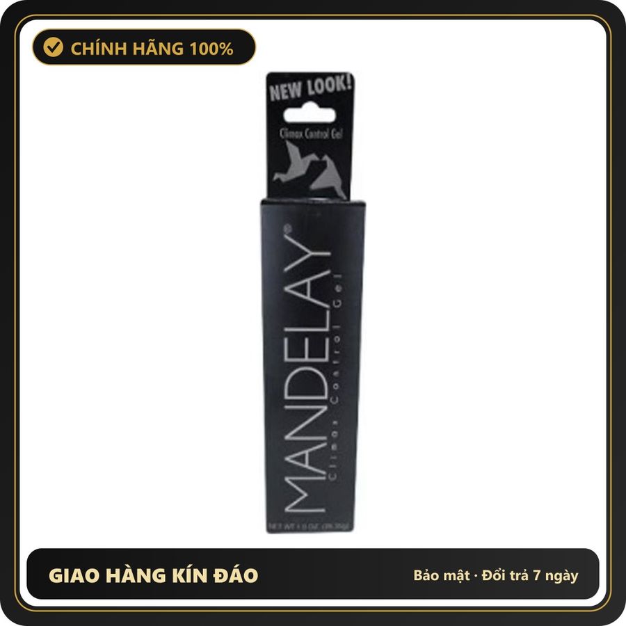 (Che Tên) Gel bôi chống xuất tinh sớm cho nam Mandelay USA chính hãng cao cấp [đổi tên khi giao] Hộp Trắng Kín