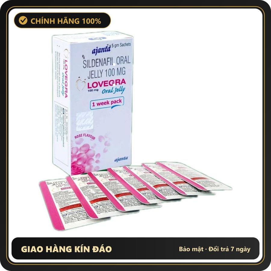 (Che Tên) Thạch tăng cường sinh lý nữ Lovega 100mg chính hãng vị ngọt hoa hồng cực hiệu quả [che tên] Hỗ Trợ 24/7
