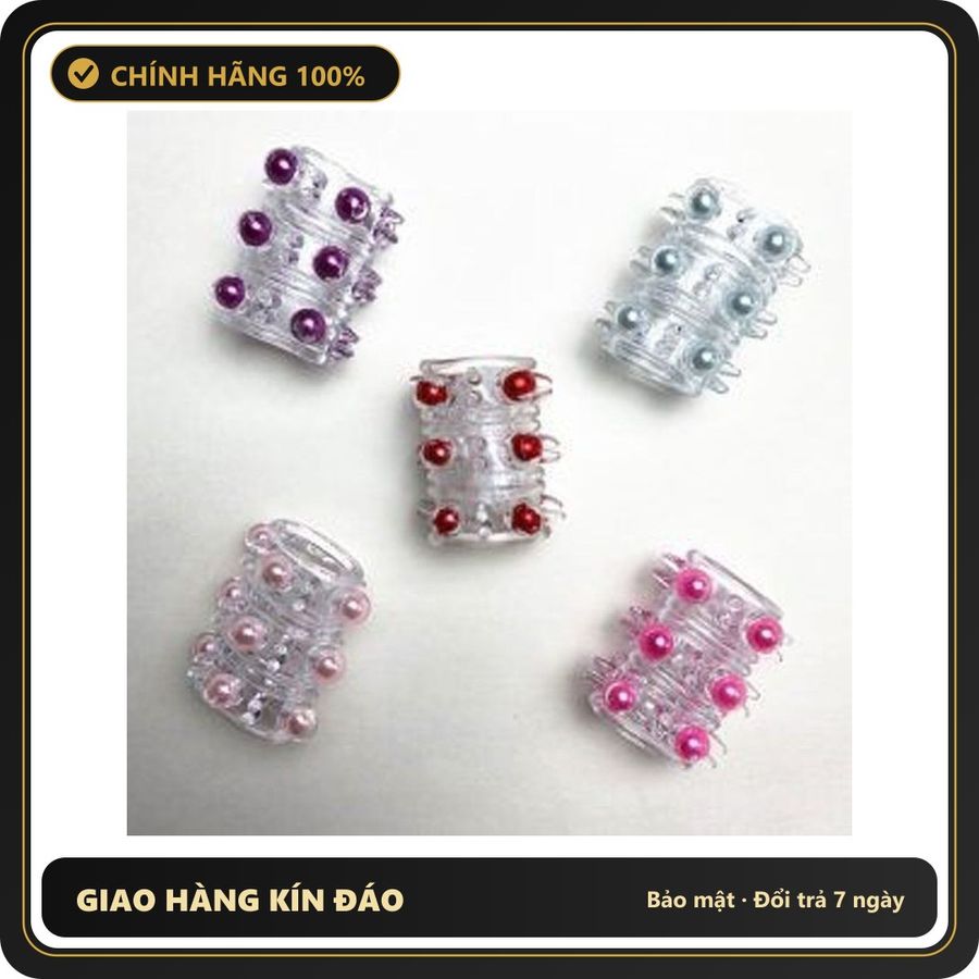 (Che Tên) Bao cao su đôn khúc bi tăng khoái cảm dùng lại nhiều lần Hỗ Trợ 24/7