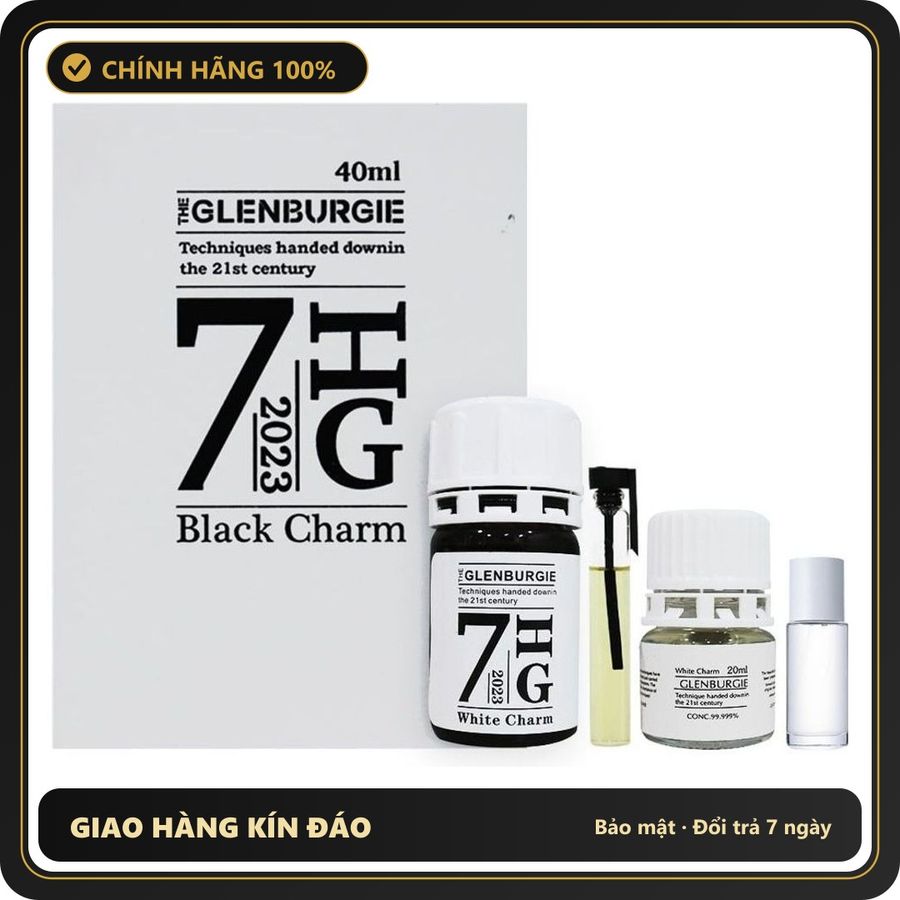 (Che Tên) Set chai hít tăng khoái cảm Popper P.R.C Glenburgie 7HG White Charm cực mạnh Cao Cấp Bảo Đảm