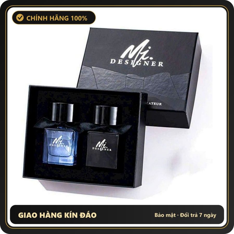 (Che Tên) Set 2 chai nước hoa kích thích nữ cao cấp Đức MJ Designer Black & Blue 100ml 2 mùi cực mạnh, Nước hoa chăm sóc nữ cao cấp Cao Cấp Bảo Đảm