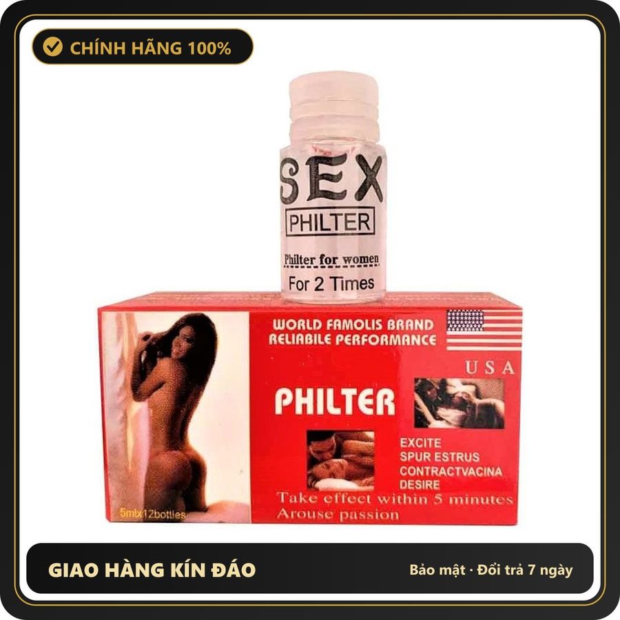(Che Tên) Nước Uống Kích Thích Nữ Sex Philter Mỹ Tăng Ham Mãnh Liệt, Nước chăm sóc Loại Mạnh Hỗ Trợ 24/7