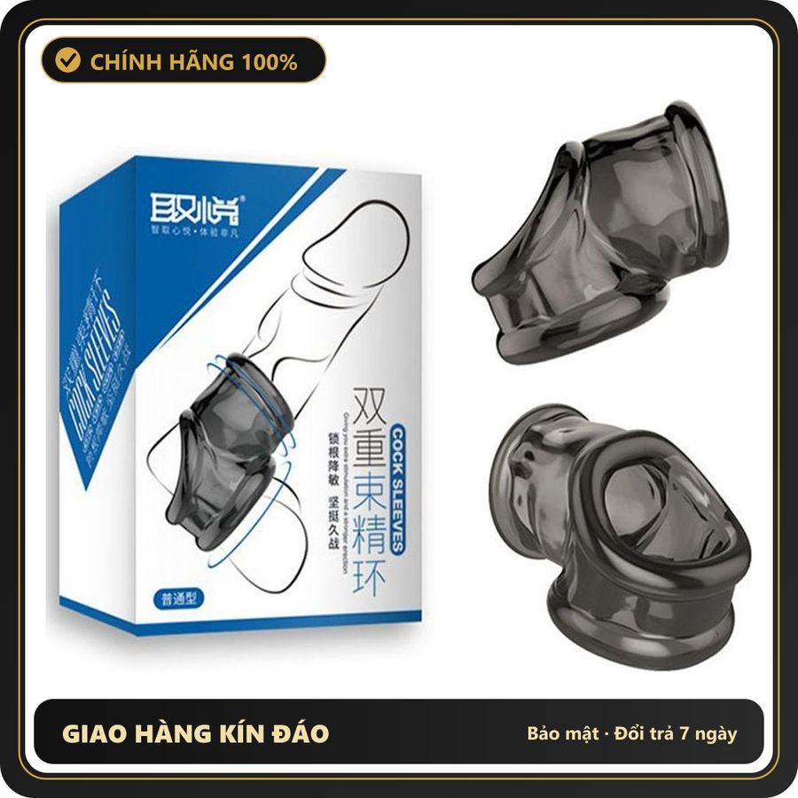 (Che Tên) Khóa Dương Vật Silicone Tăng Độ Cứng Và Chống Xuất Tinh Sớm Hiệu Quả Cho Nam Hỗ Trợ 24/7