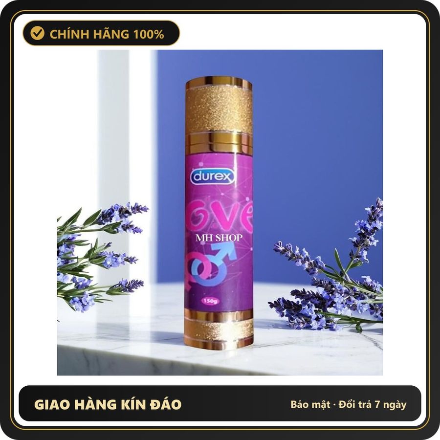 (Che Tên) Gel Boi Trơn Durex Love GVE Tăng Hưng Phấn Dài Lâu Cho Nữ Giới Hộp Trắng Kín