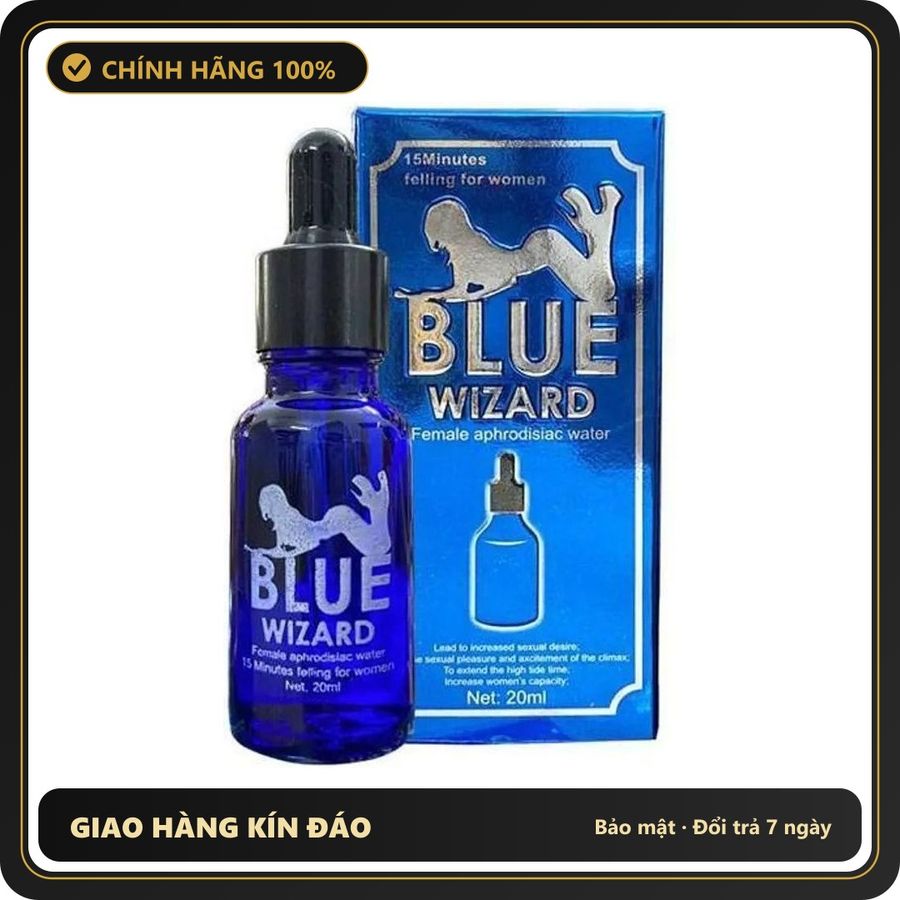 (Che Tên) Nước Kích Nữ Loại Mạnh Blue Wizard Chai Tây Ban Nha 301788 Cao Cấp Bảo Đảm