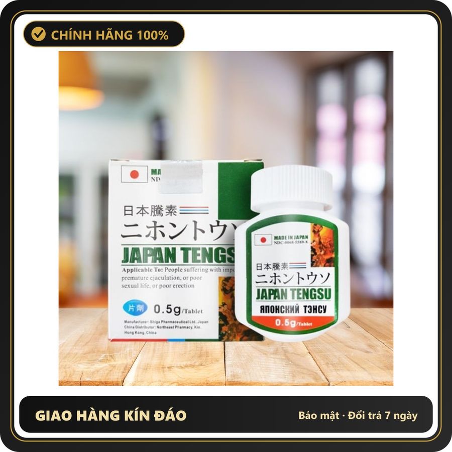 (Che Tên) Lọ tengsu nhật 16 viên hỗ trợ sức khỏe nam giới tốt - Hàng Mới Về