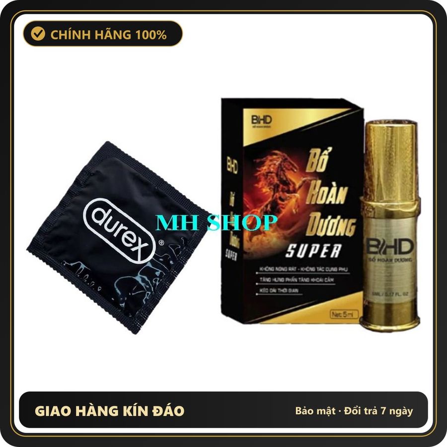 (Che Tên) [1 tặng 1] Bao cao su durex kéo dài 1 chiếc tặng lọ xịt super bhd Bảo Mật Tuyệt Đối