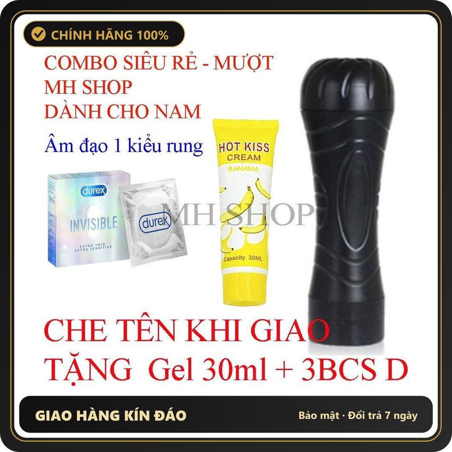 (Che Tên) Chăm sóc nam giới Combo siêu chất 3 món cực rẻ gồm Âm Gel Bao che tên Bảo Mật Tuyệt Đối