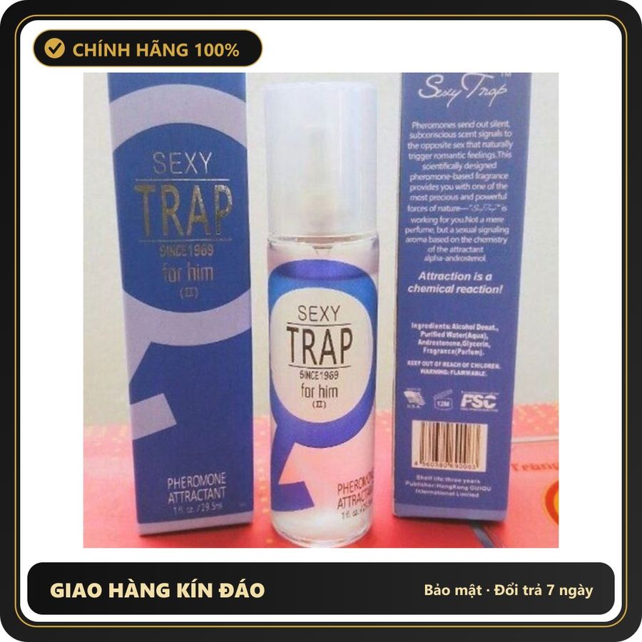 (Che Tên) Nước hoa Trap xanh bỏ nàng vào túi, nước hoa kd nữ che tên Bảo Mật Tuyệt Đối