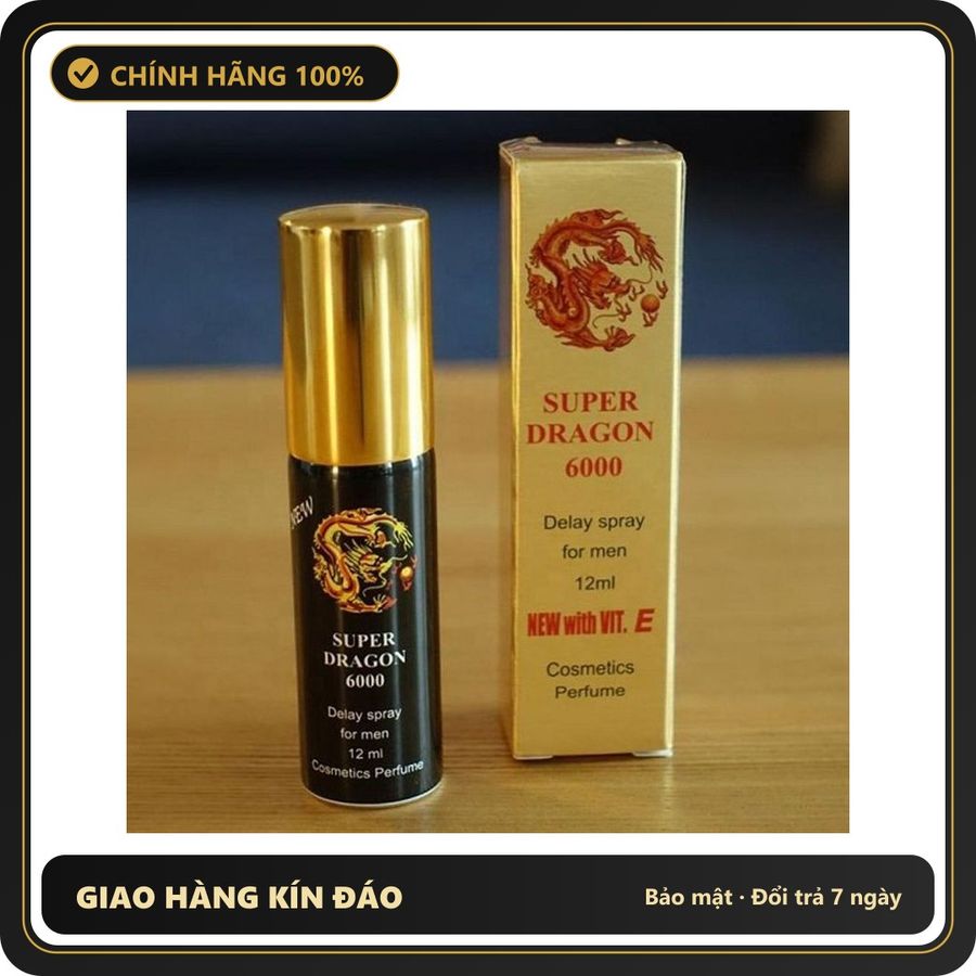(Che Tên) Xịt đức super 10ml dragon chăm sóc nam giới lâu hơn che tên Bảo Mật Tuyệt Đối