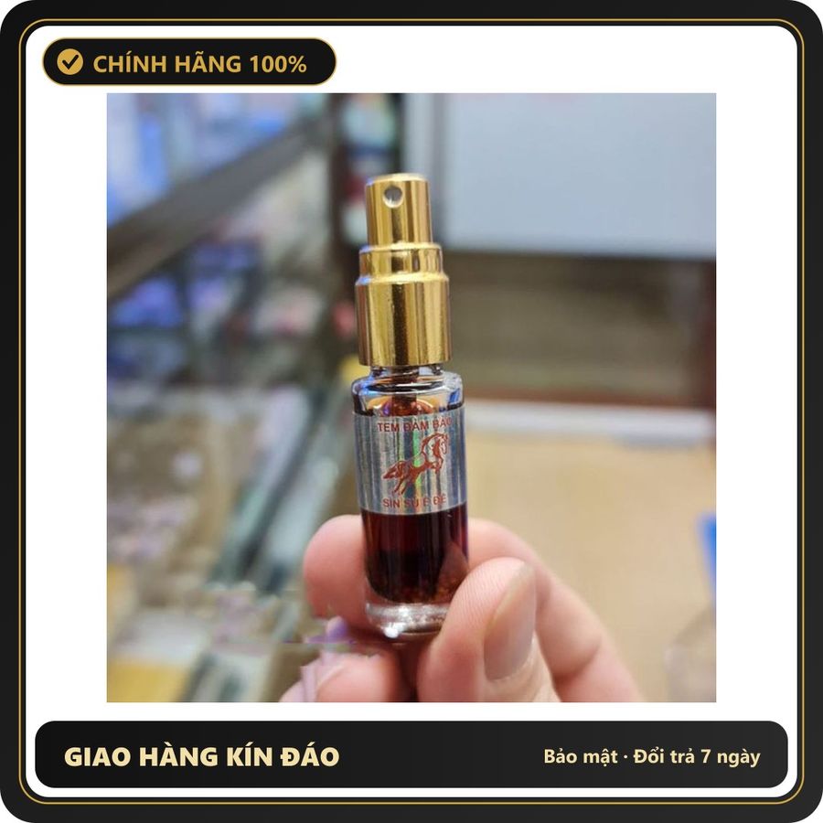 (Che Tên) Lọ Sìn sú 6ml dạng xịt hỗ trợ chăm sóc nam giới lâu không nóng rát Bảo Mật Tuyệt Đối