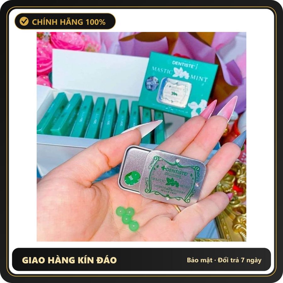 (Che Tên) Kẹo the bạc hà BJ thái lan hộp 20v thơm miệng cho cặp đôi Hộp Trắng Kín