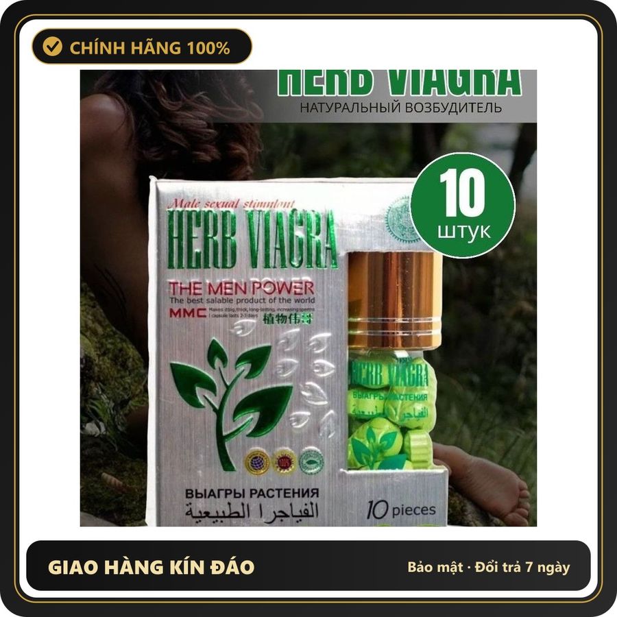 (Che Tên) Lọ 10v Heb xanh Mỹ - Sản phẩm chăm sóc sức khỏe nam giới, hỗ trợ phục hồi nhanh chóng, thiên nhiên an toàn và hiệu quả. Giao Nhanh Toàn Quốc