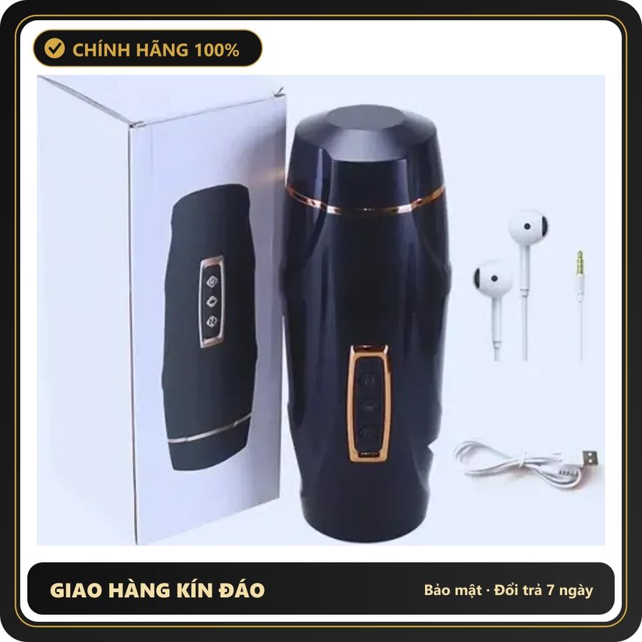 (Che Tên) Âm đạo giả rung nhấp chuyển động đẩy tới và lui tỏa nhiệt t380Hana - Hàng Mới Về