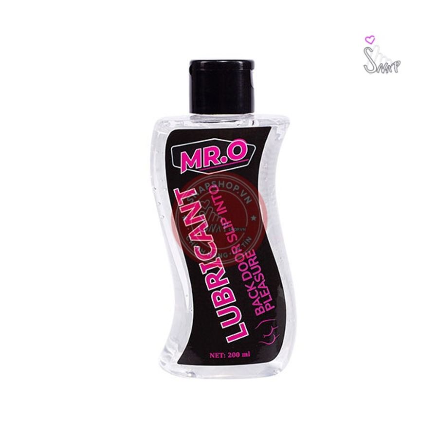 Gel bôi trơn hậu môn, gốc nước Mr.O Back Door chai 200ml chính hãng - gốc nước không dính rít, dung tích 200ml, dùng được cho hậu môn - giao hàng che tên kín đáo