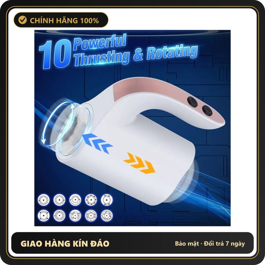 (Che Tên) Cốc Tự Động Thụt Đa NăngHana Bảo Mật Tuyệt Đối - chất liệu an toàn cho da, dễ vệ sinh, êm ái khi dùng