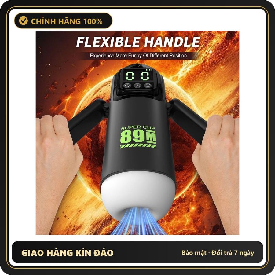 (Che Tên) Máy Massage hút và mút cực mạnh Cho Nam Tự ĐộngHana Hộp Trắng Kín