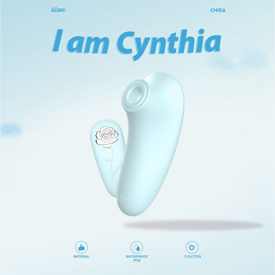 Máy Bú Hút Âm Vật Kissen Cynthia chính hãng - chất liệu an toàn cho da, dễ vệ sinh, êm ái khi dùng - giao hàng che tên kín đáo