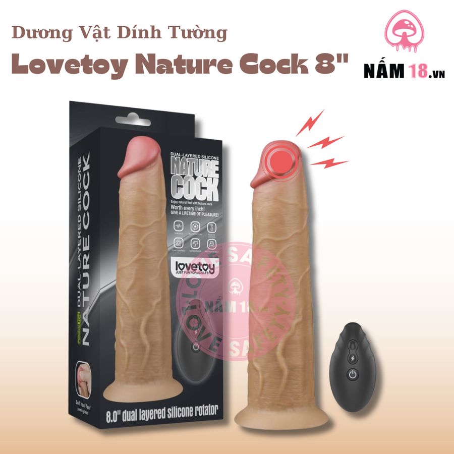 Dương Vật Dính Tường Lovetoy Nature Cock 8