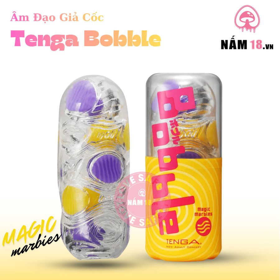 Âm Đạo Giả Cốc Tenga Bobble Magic Marbles chính hãng - chất liệu an toàn cho da, dễ vệ sinh, êm ái khi dùng - giao hàng che tên kín đáo