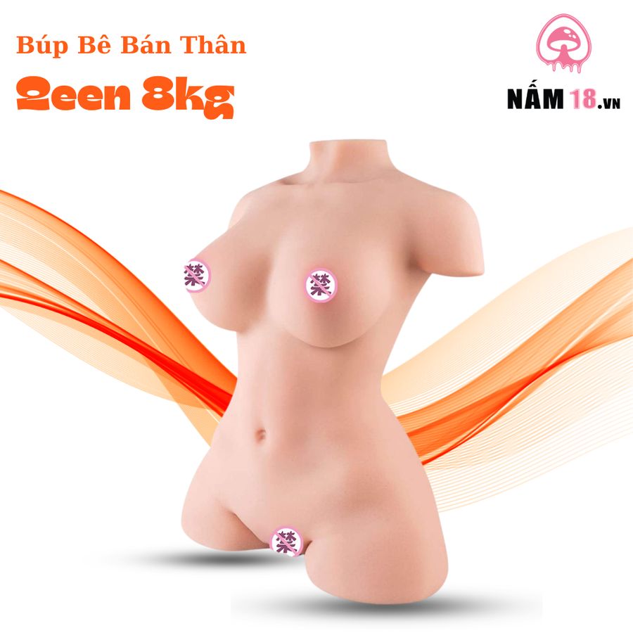 Búp Bê Bán Thân Qeen 8kg chính hãng - chất liệu an toàn cho da, dễ vệ sinh, êm ái khi dùng - giao hàng che tên kín đáo