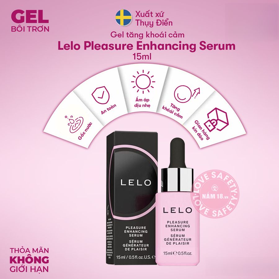 Gel Tăng Khoái Cảm Lelo Pleasure Enhancing Serum chính hãng - sạc USB, chất liệu an toàn cho da, dễ vệ sinh - giao hàng che tên kín đáo