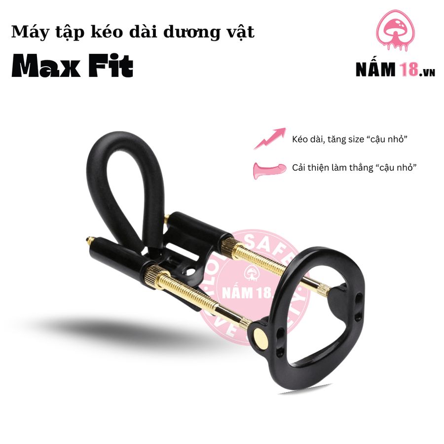 Máy Tập Kéo Dài, Làm Thẳng Dương Vật Max Fit chính hãng - chất liệu an toàn cho da, dễ vệ sinh, êm ái khi dùng - giao hàng che tên kín đáo