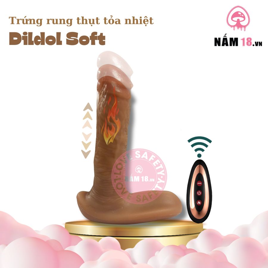 Trứng Rung Dildol Soft Tỏa Nhiệt 10 Chế Độ rung nhấp chuyển động đẩy tới và lui chính hãng - rung nhấp chuyển động đẩy tới và lui tự động, chất liệu an toàn cho da, dễ vệ sinh - giao hàng ch