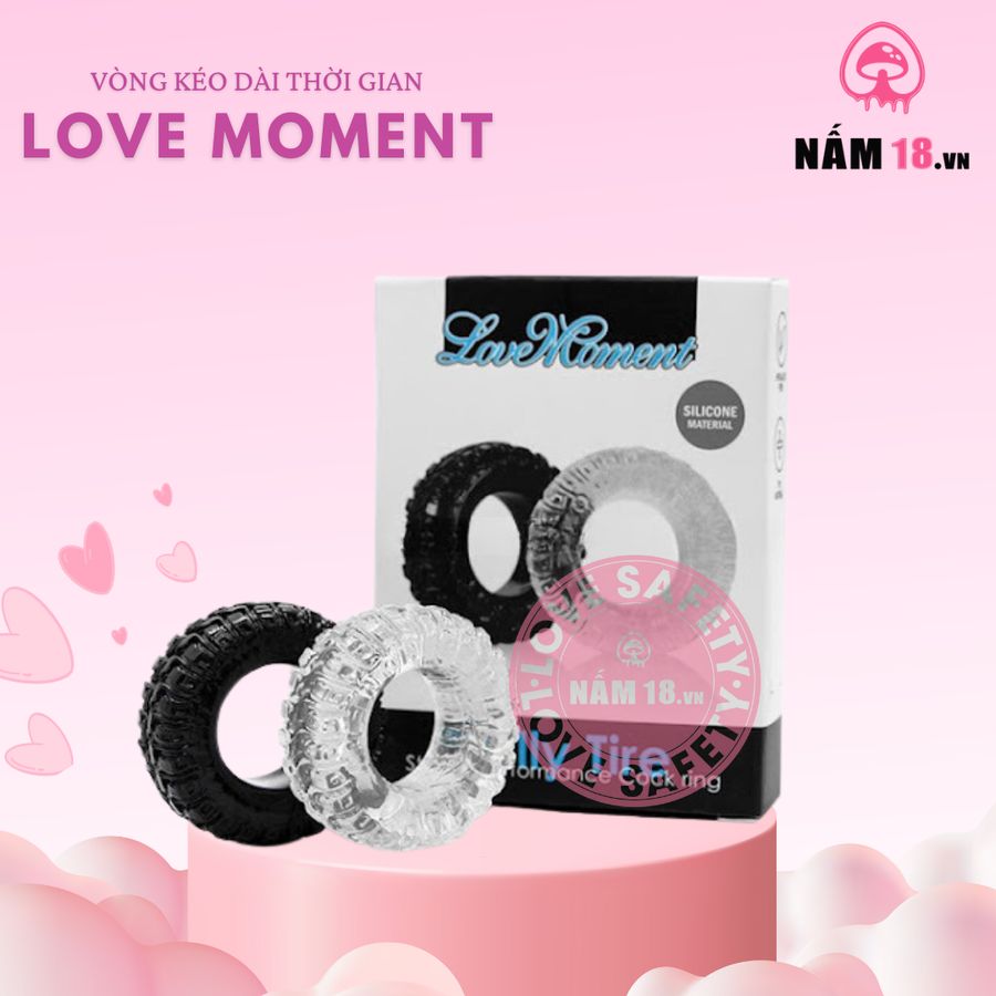 Vòng Đeo Dương Vật Love Moment chính hãng - thấm nhanh không nhờn rít, dùng trước khi quan hệ, nhỏ gọn dễ mang theo - giao hàng che tên kín đáo