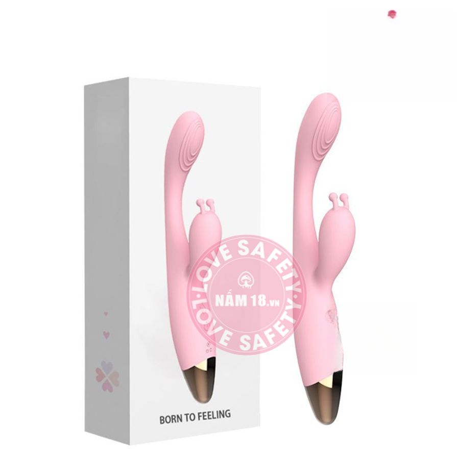Dương Vật Giả Kích Thích Điểm G Born Tỏa chính hãng - 12 chế độ rung, sạc USB, silicone mềm mại - giao hàng che tên kín đáo