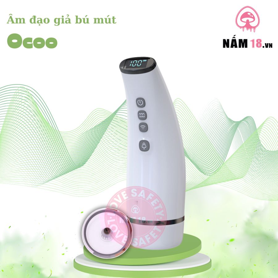 Âm Đạo Giả Ocoo 10 Chế Độ Có Tiếng Rên chính hãng - chất liệu an toàn cho da, dễ vệ sinh, êm ái khi dùng - giao hàng che tên kín đáo