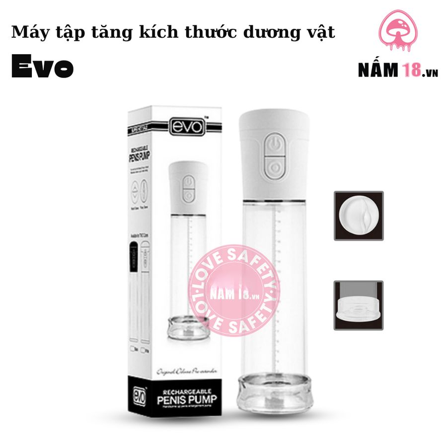 Máy Tập Tăng Kích Thước Dương Vật Tự Động Evo chính hãng - hàng chuẩn nguồn gốc rõ ràng, hạn dùng in rõ trên hộp, đóng gói kín đáo - giao hàng che tên kín đáo